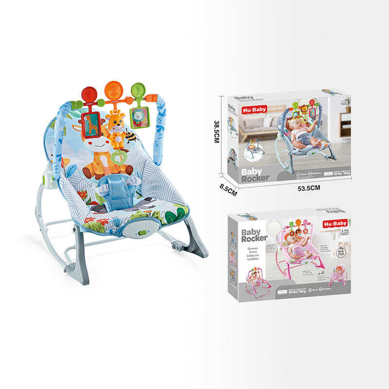 Шезлонг 69897 (4) мелодії, 3 підвіски, заспокійлива вібрація, в коробці