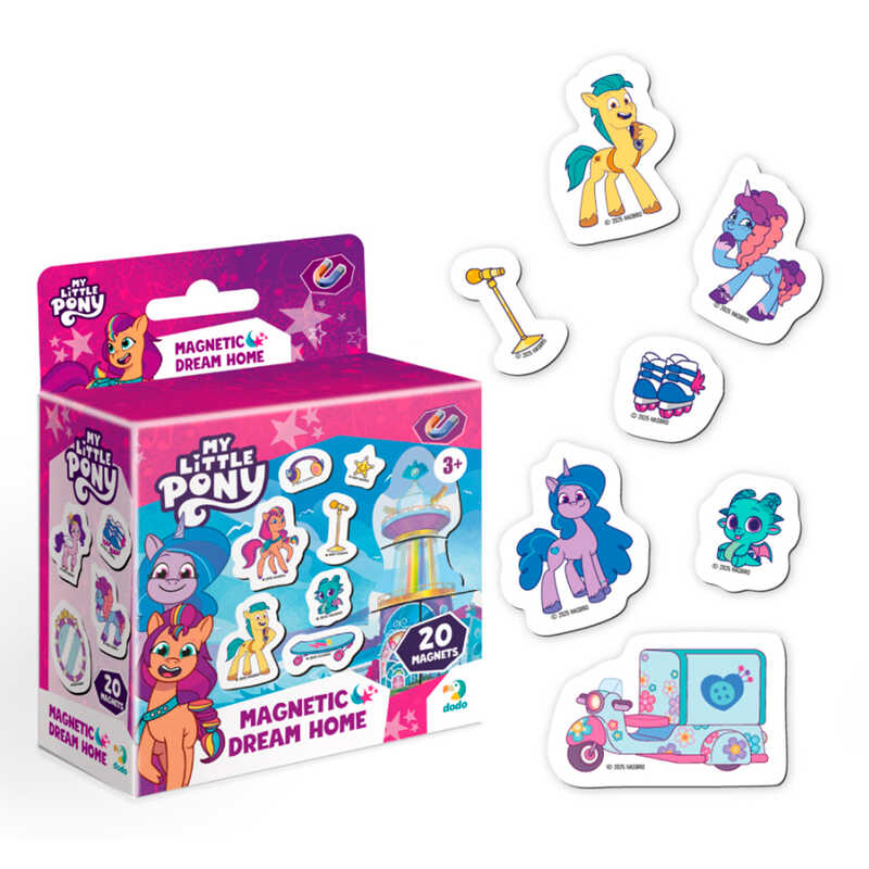 гр Магнітна гра "Дім Мрій. Pony" 200616 (40) "DoDo", 20 пазлів, в коробці