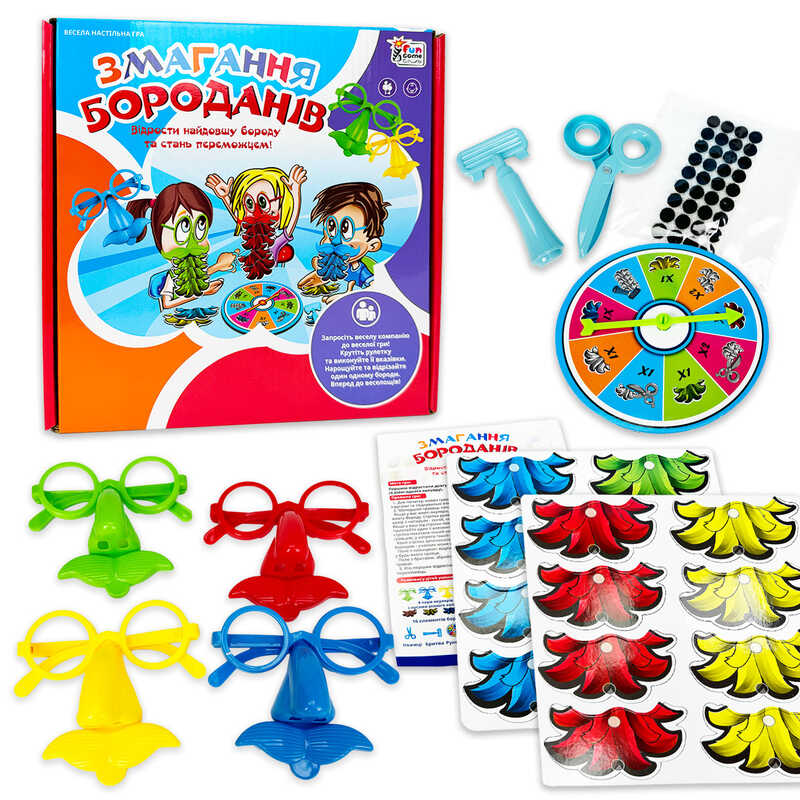 гр Настільна гра "Змагання бороданів" UKB-B 0004 (12) "4FUN Game Club" українською мовою, в коробці