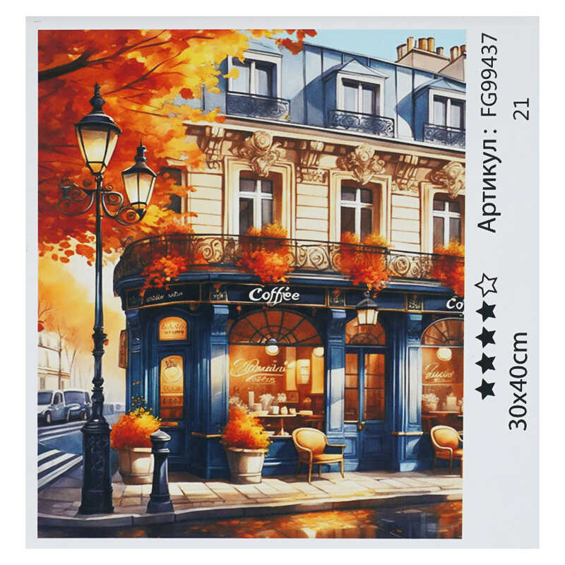 гр Картина за номерами FG 99437 (30) "4FUN Game Club", 30х40 см, в коробці