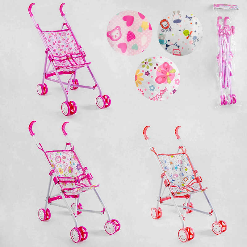 Візок для ляльок ТК - 4707 (24) "TK Group", 3 види, в пакеті, ВИДАЄТЬСЯ ТІЛЬКИ МІКС ВИДІВ