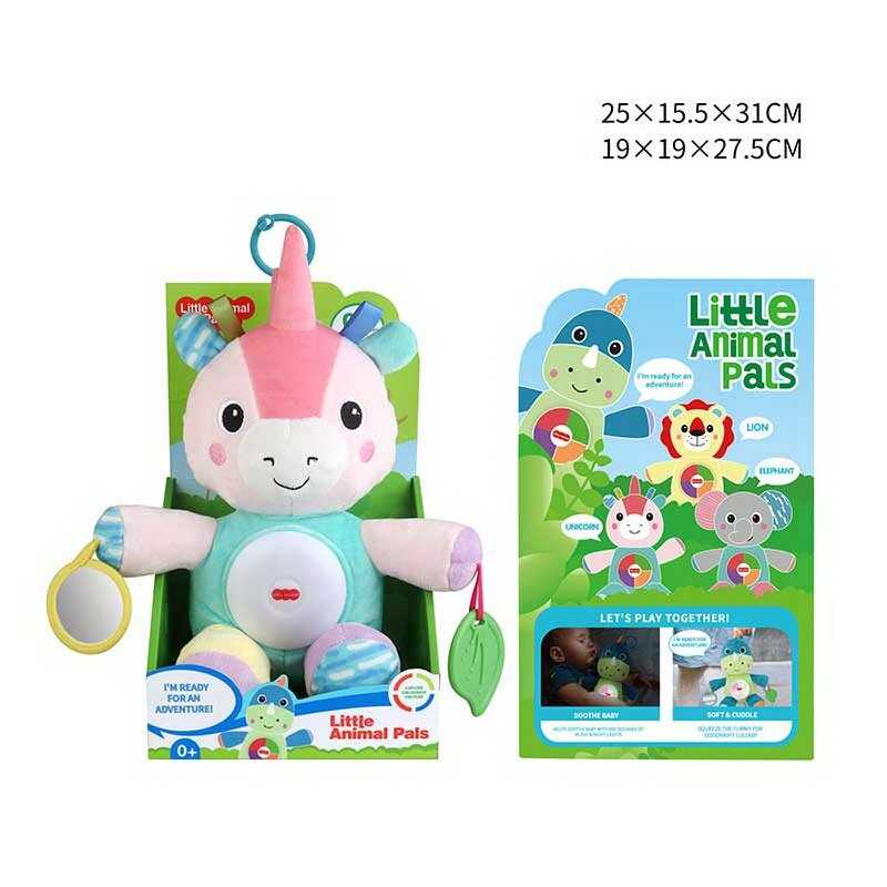 Нічник 1954-2 (24) “Єдиноріг”, підсвічування, мелодії, дзеркальце, прорізувач, в коробці