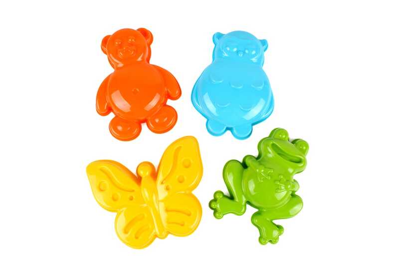гр Формочки для піску 6757 (38) "Technok Toys", "Тварини", ЦІНА ЗА 1 ШТУКУ, 12см, у сітці