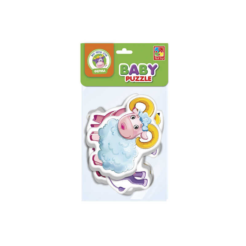 гр Пазли бейбі "Ферма" VT 1106-86 (50) укр "Vladi Toys", у пакеті