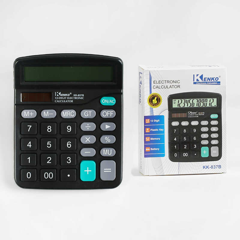 Калькулятор C 62170 (120) настільний, сонячна батарея, від батарейки, в коробці