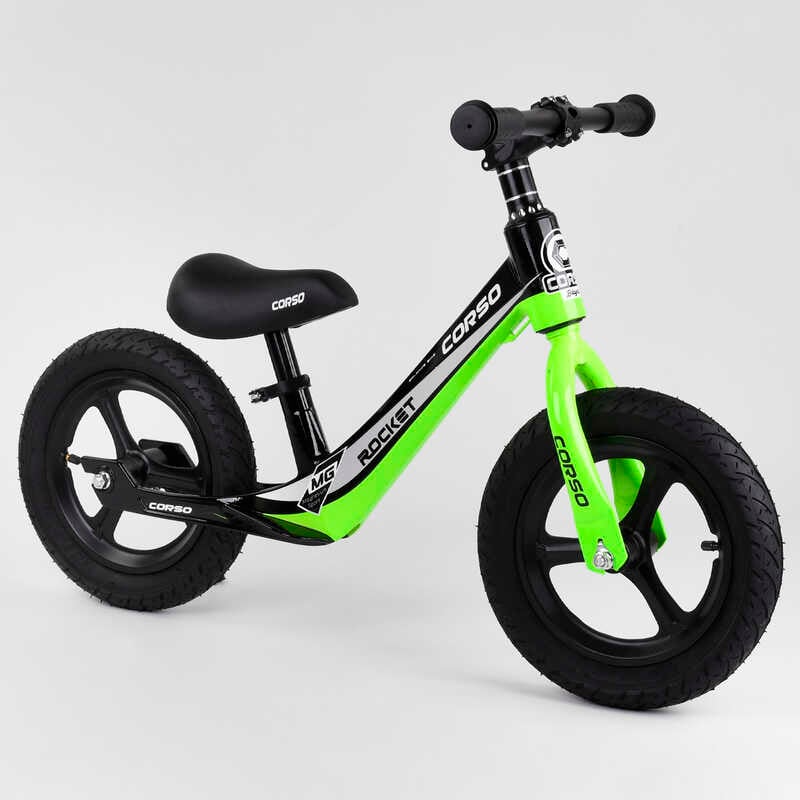 Велобіг Corso 14452 (1) колесо 12" надувні, магнієва рама, магнієві диски, підніжка, в коробці