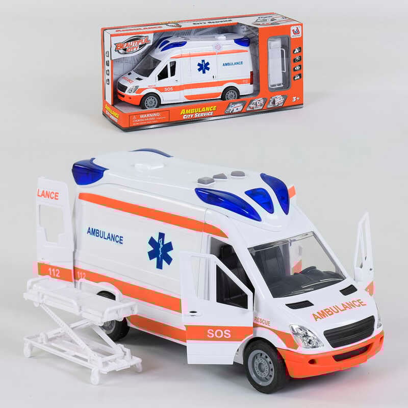 Машинка 666-10 P (24) світлові та звукові ефекти, в коробці