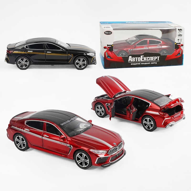 Машинка 69270 (48/2) "Авто Експерт" 2 види,  металопластик, 1:32, звук, світло, інерція, відкриваються двері, в коробці