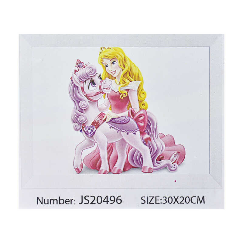 Алмазна мозаїка JS 20496 - 26496 (50) "TK Group", “Принцеса”, 30х20 см, в коробці