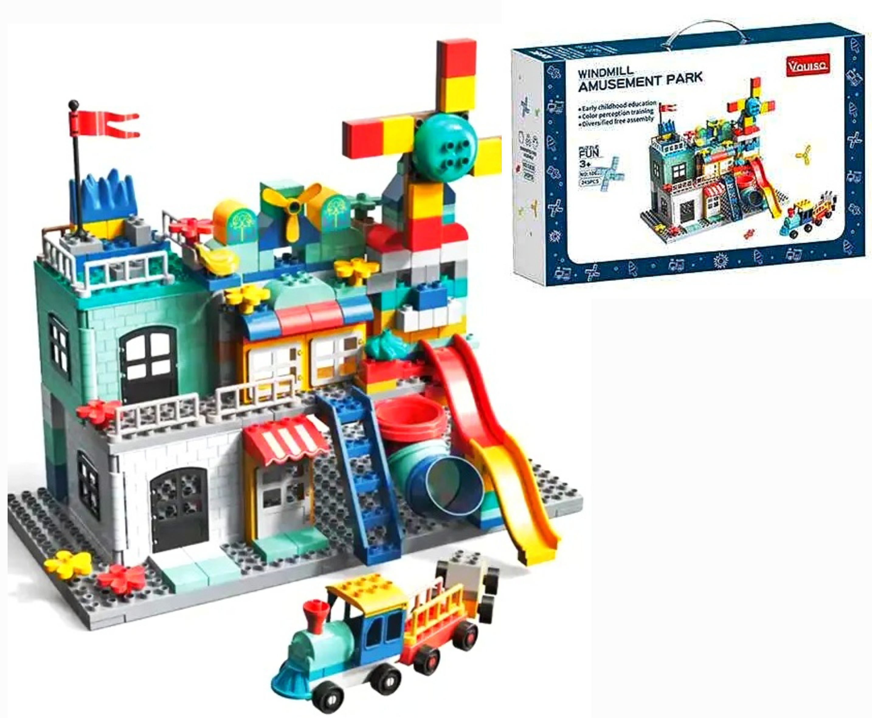 Конструктор 10030 , "Парк розваг", 245 елементів, у коробці