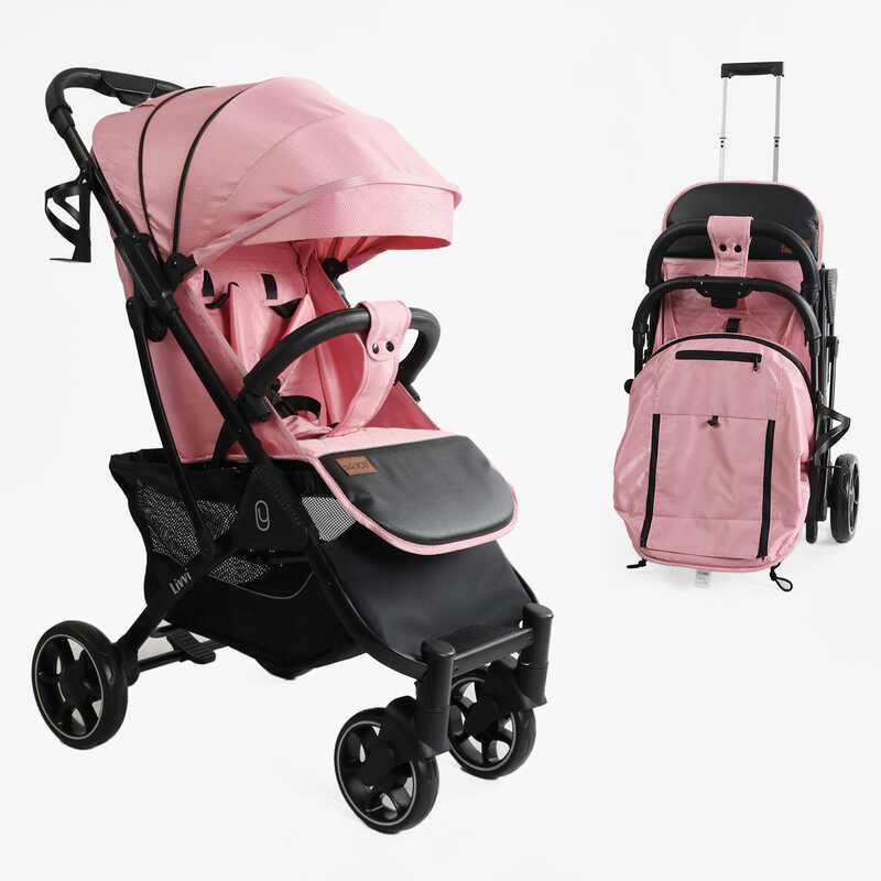 Візок прогулянковий дитячий "JOY" Livvi LV-06341 (1) рама алюмінієва, футкавер, підсклянник, телескопічна ручка, в коробці