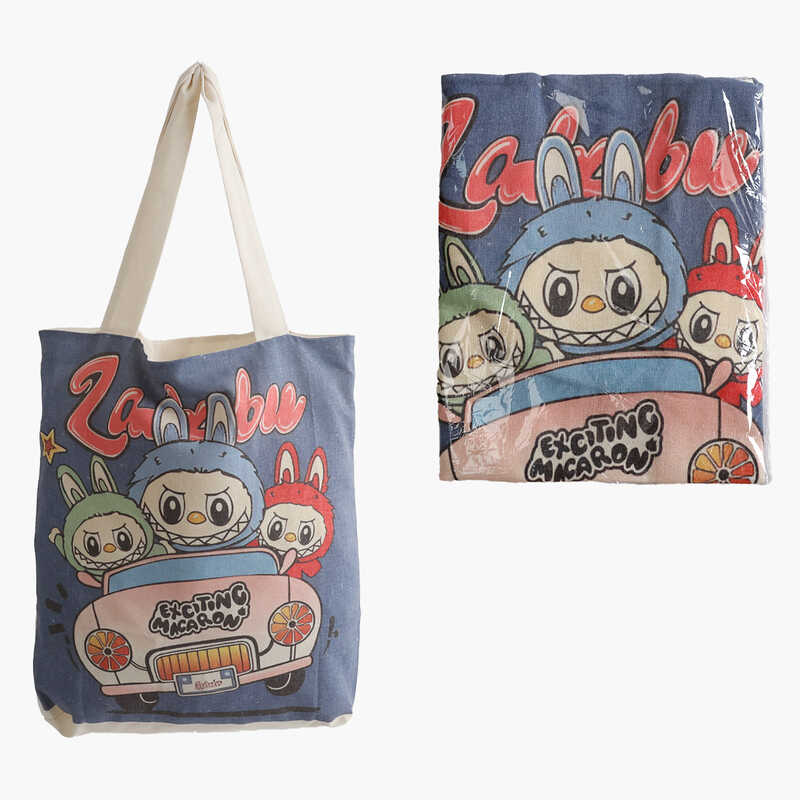 гр Шопер "Тваринка" 75547 (1) герой, розмір - 37.5х43 см, довжина з ручками - 67 см, текстиль, в пакеті