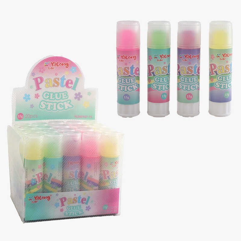 Клей-олівець C 72710 (36) ЦІНА ЗА 20 ШТУК В БЛОЦІ, різноколірний, 15 грамів, в коробці