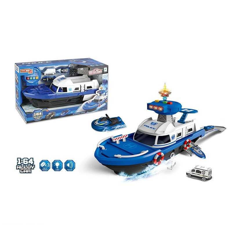 Корабель 660 A-246 (16/2) парковка, звук, підсвічування, інерція, транспорт, масштаб 1:64; в коробці