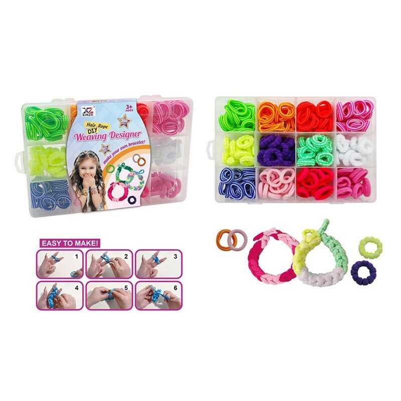 Набір резиночок для плетіння 555 A-3 (144/2) в боксі