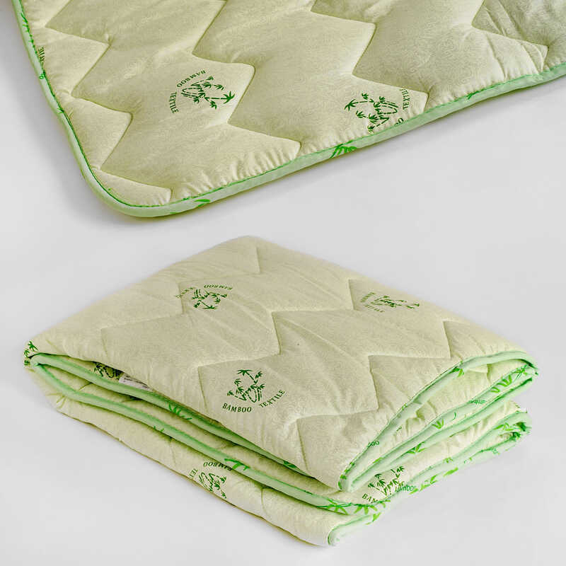 гр Ковдра "Бамбук" 205004012 (1) стьобана мікрофібра, силіконізоване волокно, 90х120 см "Homefort"