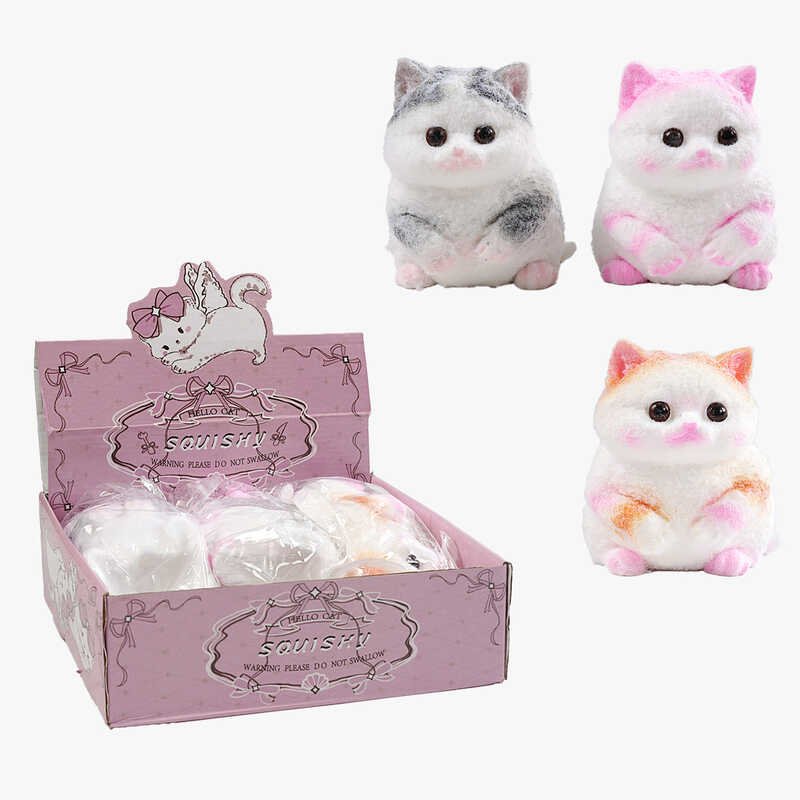 Гра антистрес C 72500 (12) ЦІНА ЗА 3 ШТУК В БЛОЦІ, "Кошеня", в коробці