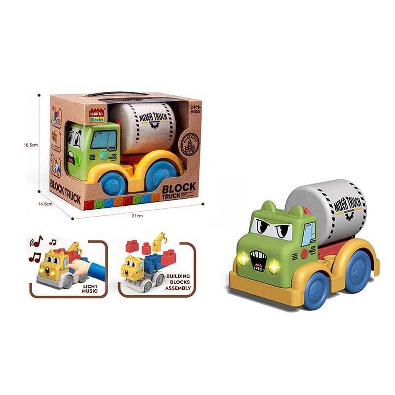 Машинка 9910 B (48/2) підсвічування, звуки транспорту, пісенька англійською, рухомі елементи, в коробці