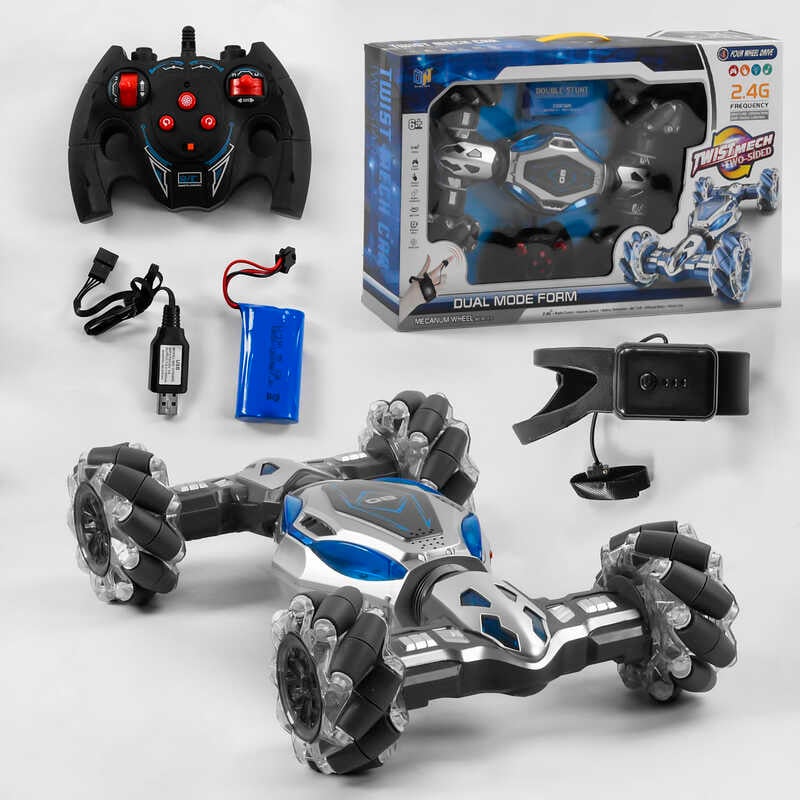 Машинка на р / у DH 666-60 (10) браслет сенсорного управління, акумулятор 7.4 V, підсвічування корпусу, музика, в коробці