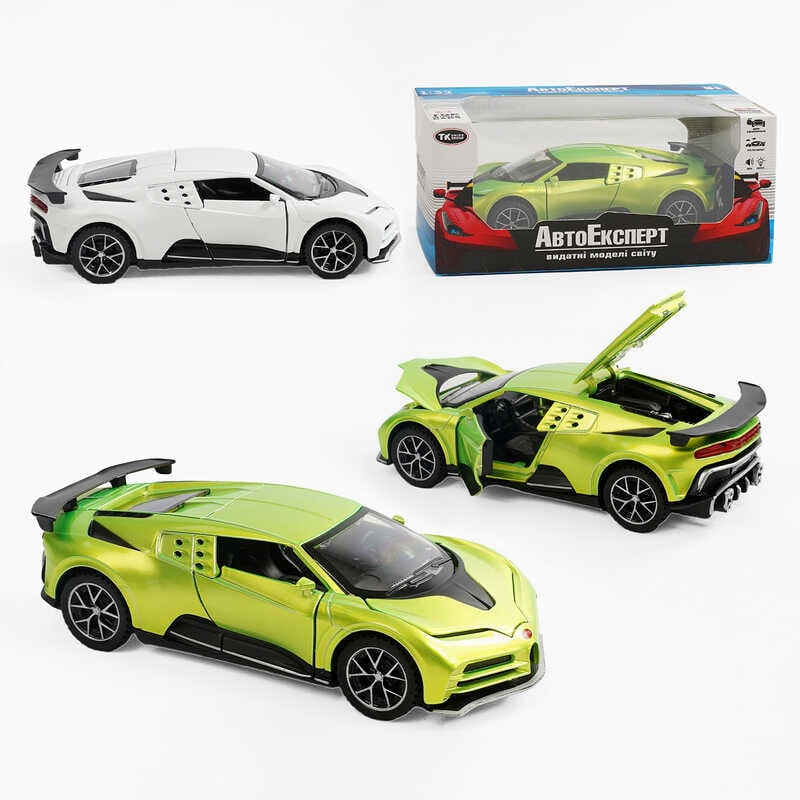 Машинка 96872 (48/2) "Авто Експерт" 2 види, металопластик, 1:32, звук, світло, інерція, відкриваються двері, в коробці