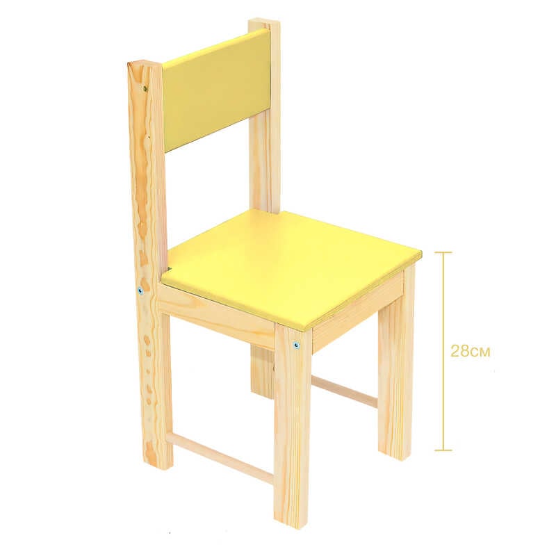 гр Стільчик №28 жовтий, дитячий (1) 22659 "Ігруша"