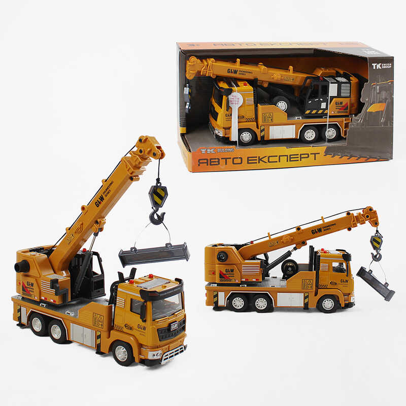 Спецтехніка TK-49322 (36) "Авто Експерт", металопластик, 1:40, звук, світло, інерція, рухомі елементи, в коробці