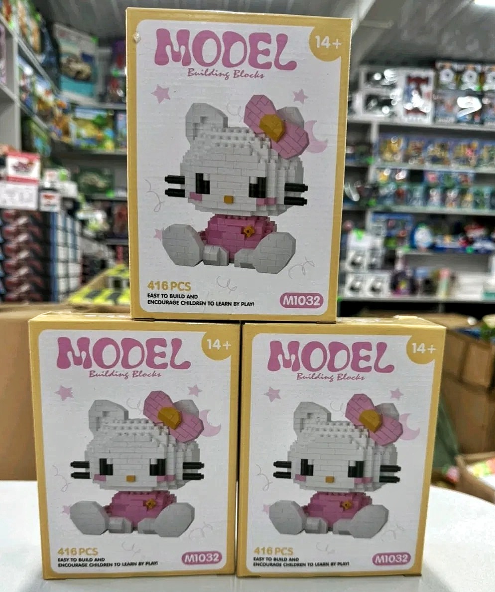 COPY-Конструктор "Hello Kitty" M1032 , 416 дет. , коробка