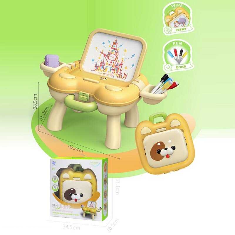 Дошка для малювання 899-91 Y (20) розкладна конструкція, мініальбом, 4 маркери “пиши-витирай”, в коробці