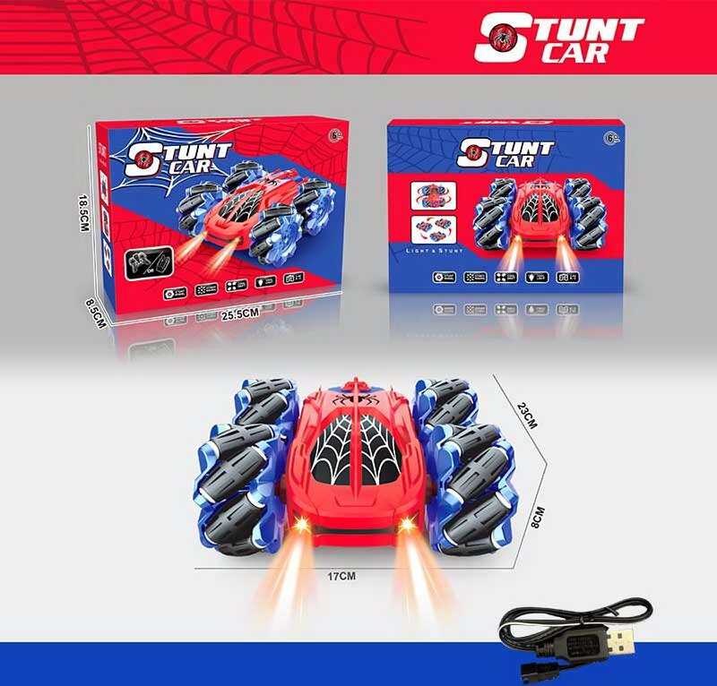 Машина на радіокеруванні CX 81 Z (36) вбудований акумулятор, USB кабель, підсвітка, пульт 2.4 GHz, перевертиш, дрифт, двостороння, підсвічування, в коробці