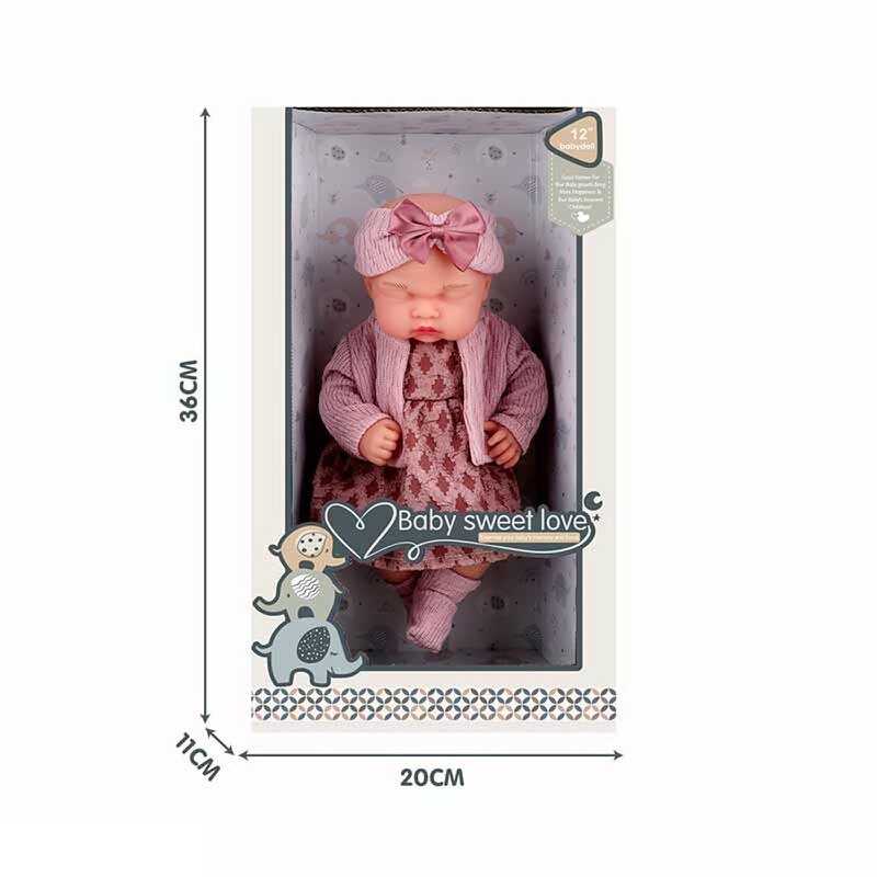 Пупс S 012-6 B (24) 30 см, гумовий, в коробці