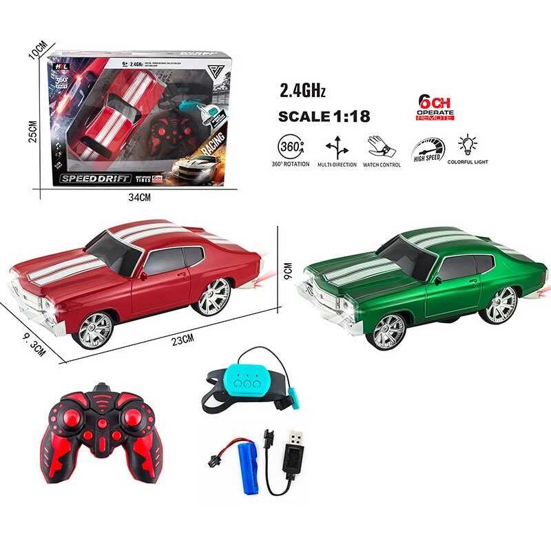 Машина на радіокеруванні 12065-9 (36/2) 2 кольори, в коробці, ВИДАЄЬБСЯ МІКС