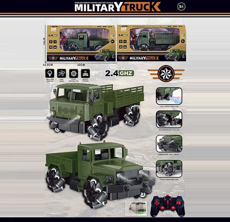 Машина на радіокеруванні 9042 E (36) 2 види, роликові колеса, парогенерація, акум. 3.7V, USB-кабель, пульт 2.4GHz, звуки, підсвічування, мелодії, беззвучний режим, режим демонстрації, дверцята відчиняються, в коробці