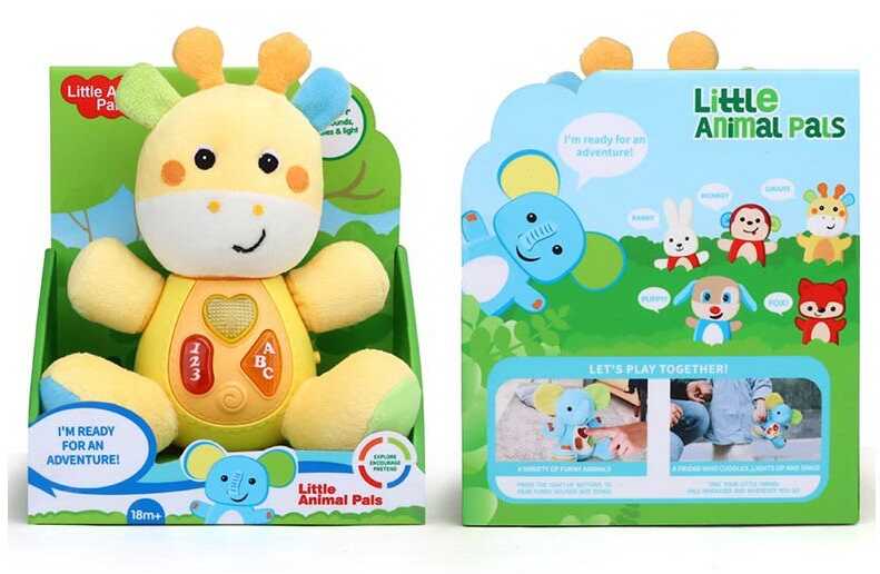 Музична жирафа 1913-6 (48) звук, підсвічування, англ.мова, у коробці