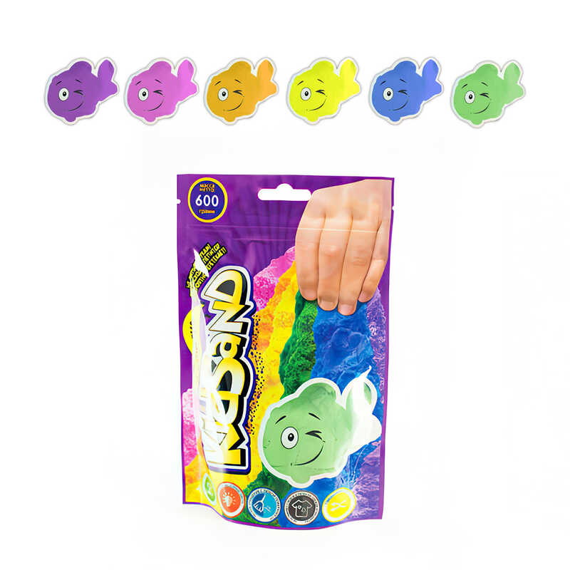 гр Кінетичний пісок "KidSand" пакет 600г KS-03-02 (12) "Danko Toys"