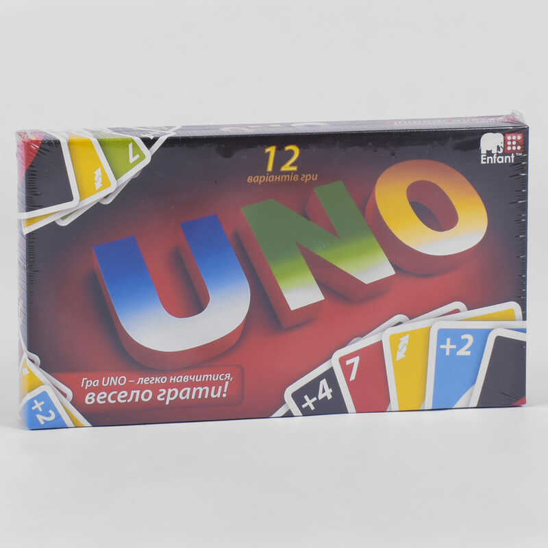 гр Гра карткова "UNO" ФР-00008450 (12) "Danko Toys"