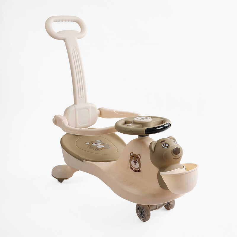 Каталка-толокар JOY SJ-849-26 (6) колеса PU зі світлом, музика та світло, захисний бампер, батьківська ручка, в коробці