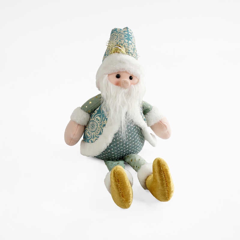 Новорічна декоративна іграшка C 67850 (48) сидяча, висота в сидячому положенні: 27 см, дзвоник, в пакеті