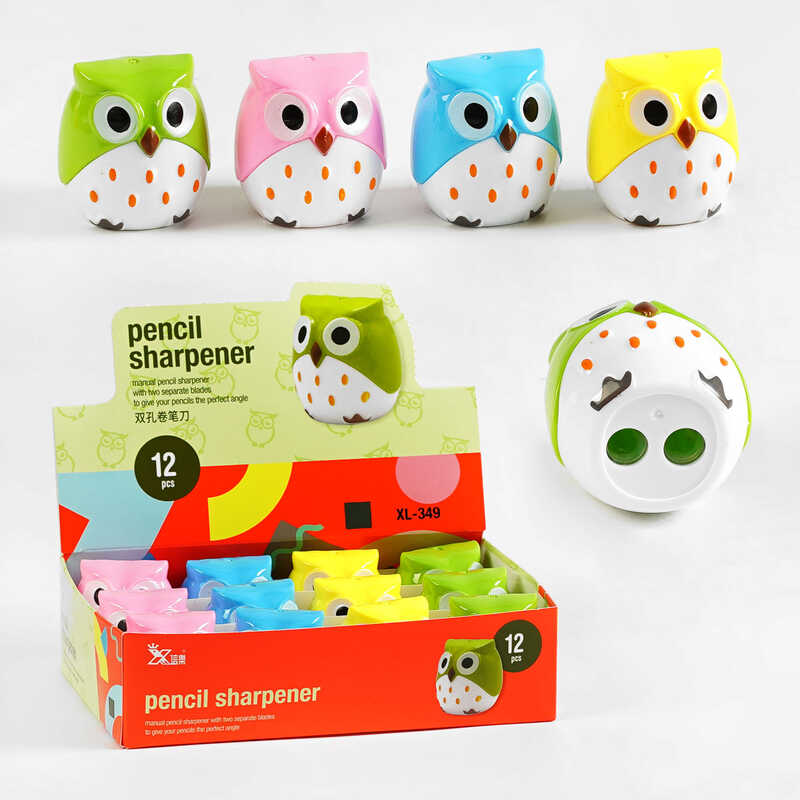 Стругачка C 60876 (120) ЦІНА ЗА 12 ШТУК В БЛОЦІ, "Сова"