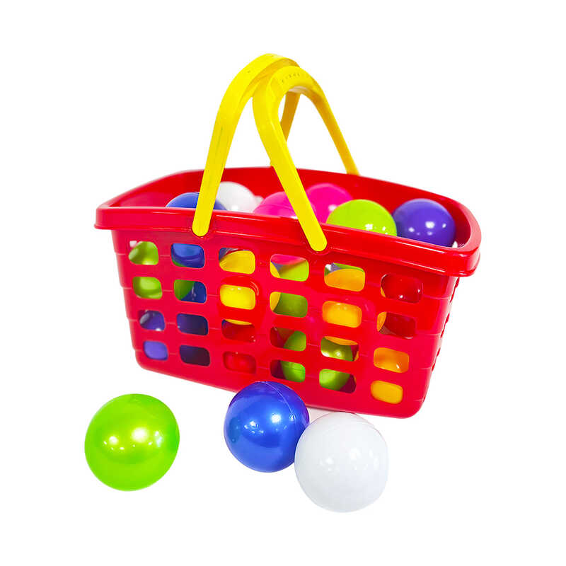 гр "Кошик з ручкою, з кульками" 010/8 (10) "Bamsic"