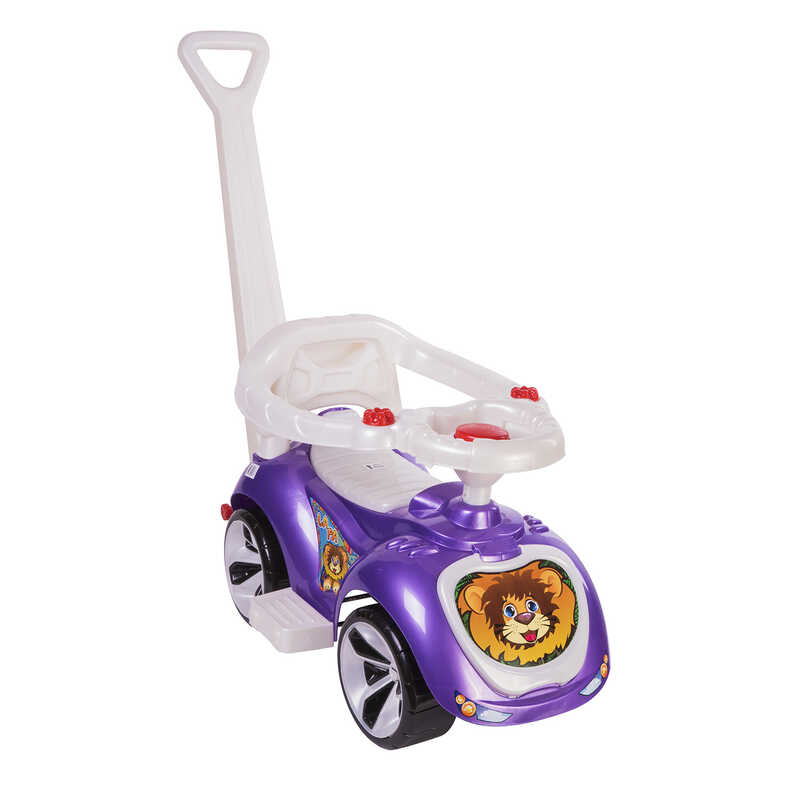 гр Машина "ЛАПКА" 809 (1) "ORION" колір фіолетовий, з батьківською ручкою та бампером