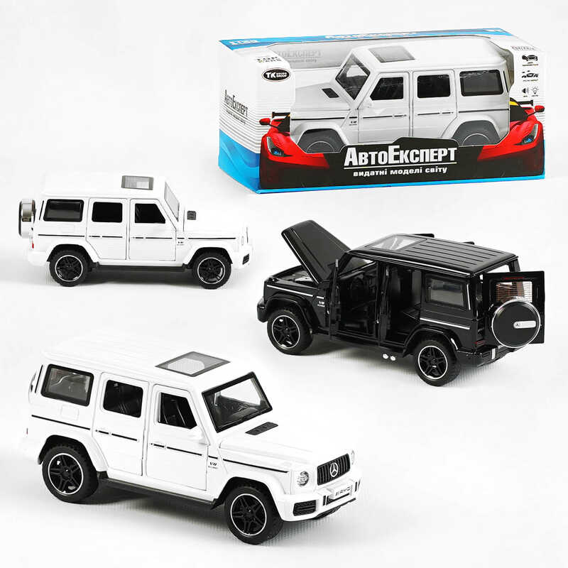 Джип 46455 (48/2) "Авто Експерт", 2 види, металопластик, 1:32, звук, світло, інерція, рухомі елементи, в коробці