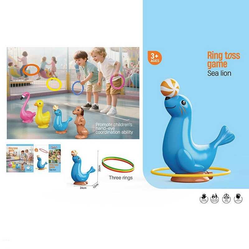 Кільцекид A-1 V 02 (48) “Морський котик”, 27х12х34 см, 3 кільця, в сітці