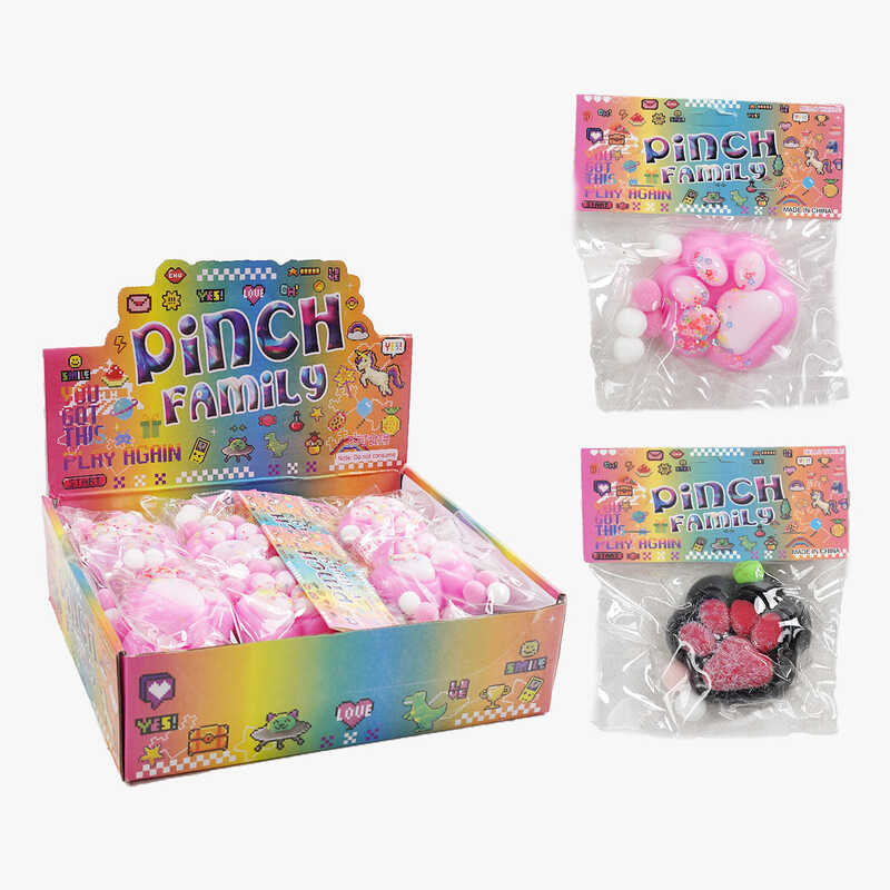 Гра антистрес C 70608 (16) ЦІНА ЗА 24 ШТУКИ В БЛОЦІ, “Лапка”, в пакеті