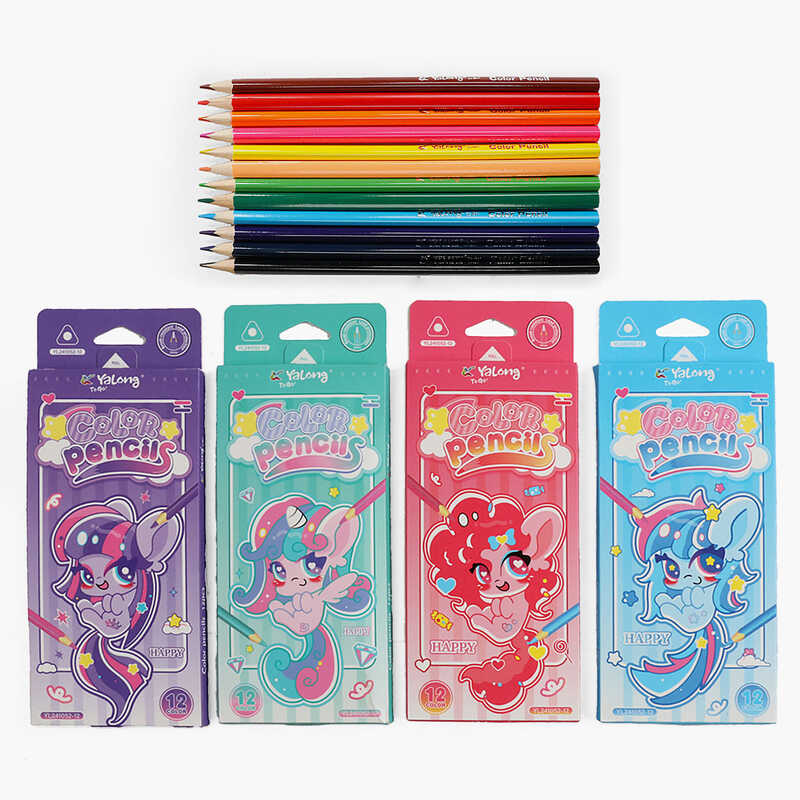 Олівці C 72688 (240) 4 види, 12 штук, в коробці, ВИДАЄТЬСЯ ТІЛЬКИ МІКС ВИДІВ