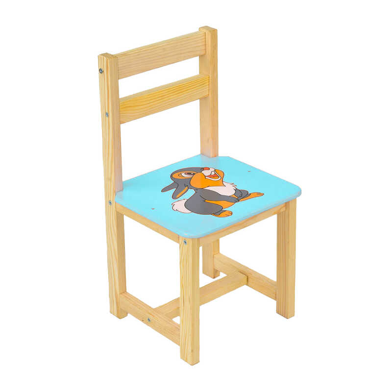 гр Стілець "Зайчик" 4021 (1) колір блакитний, "Мася"