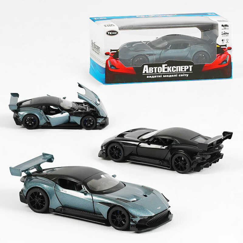 Машинка 44102 (48/2) "Авто Експерт", 2 види, металопластик, 1:32, звук, світло, інерція, рухомі елементи, в коробці