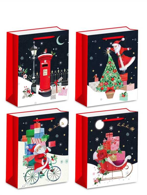 Пакет подарунковий C 69648 (480) 4 види, СЕРЕДНІЙ, ВИДАЄТЬСЯ ТІЛЬКИ МІКС ВИДІВ