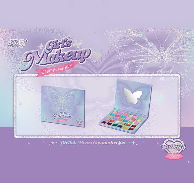 Набір косметики SY 2226 B (120) палетка тіней, блиски для губ, 30 кольорів та відтінків, дзеркальце, в плівці