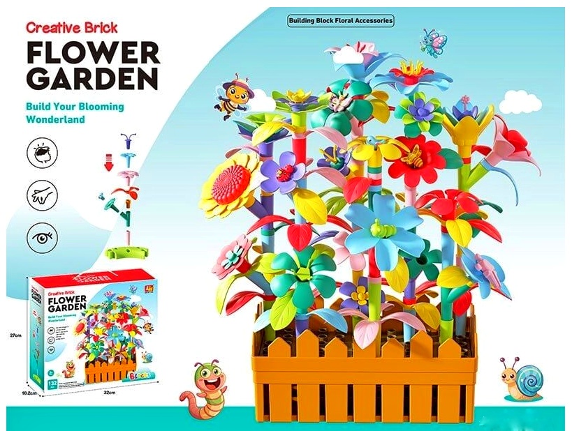 Набір для творчості , конструктор 9036, 132 дет. в коробці