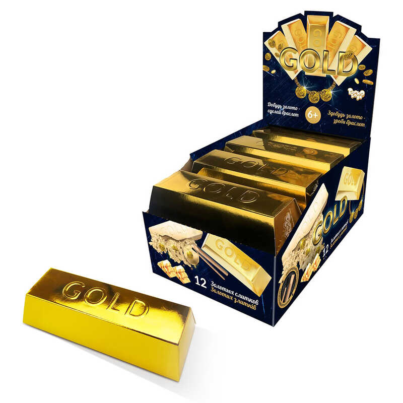 гр Креативна творчість для проведення розкопок "Gold" злиток малий Gex-02-01 (12) "Danko toys"